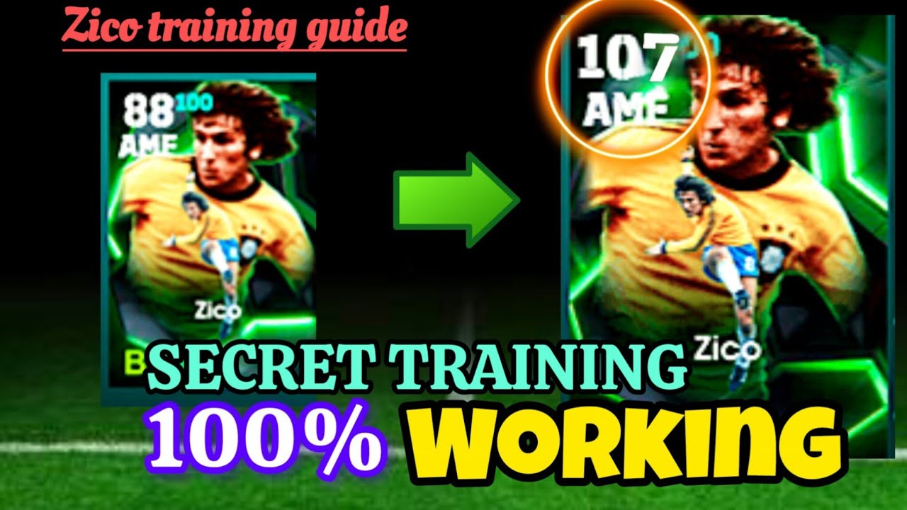 Zico 107 Rated Training Guide Efootball 2026| How to train 106 zico training ✅#efootball2026 