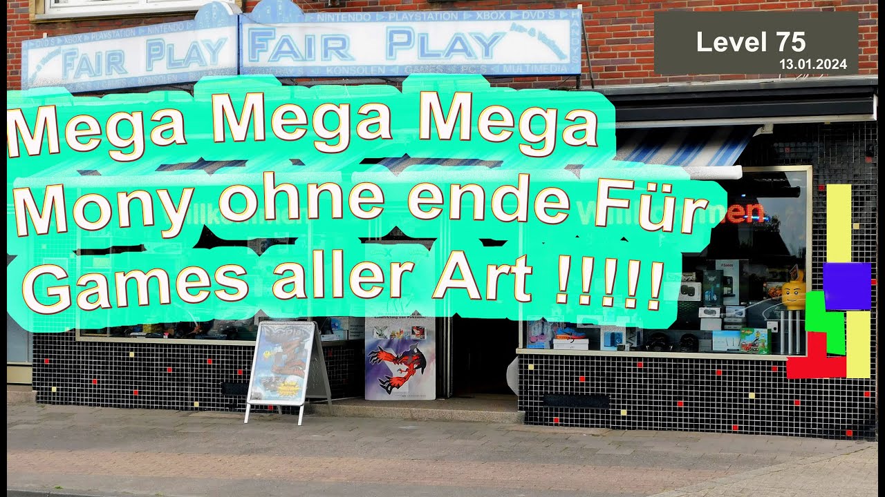 Fair Play Hamm Retro Games & More Mega Krass und Kasse ist Geplündert.