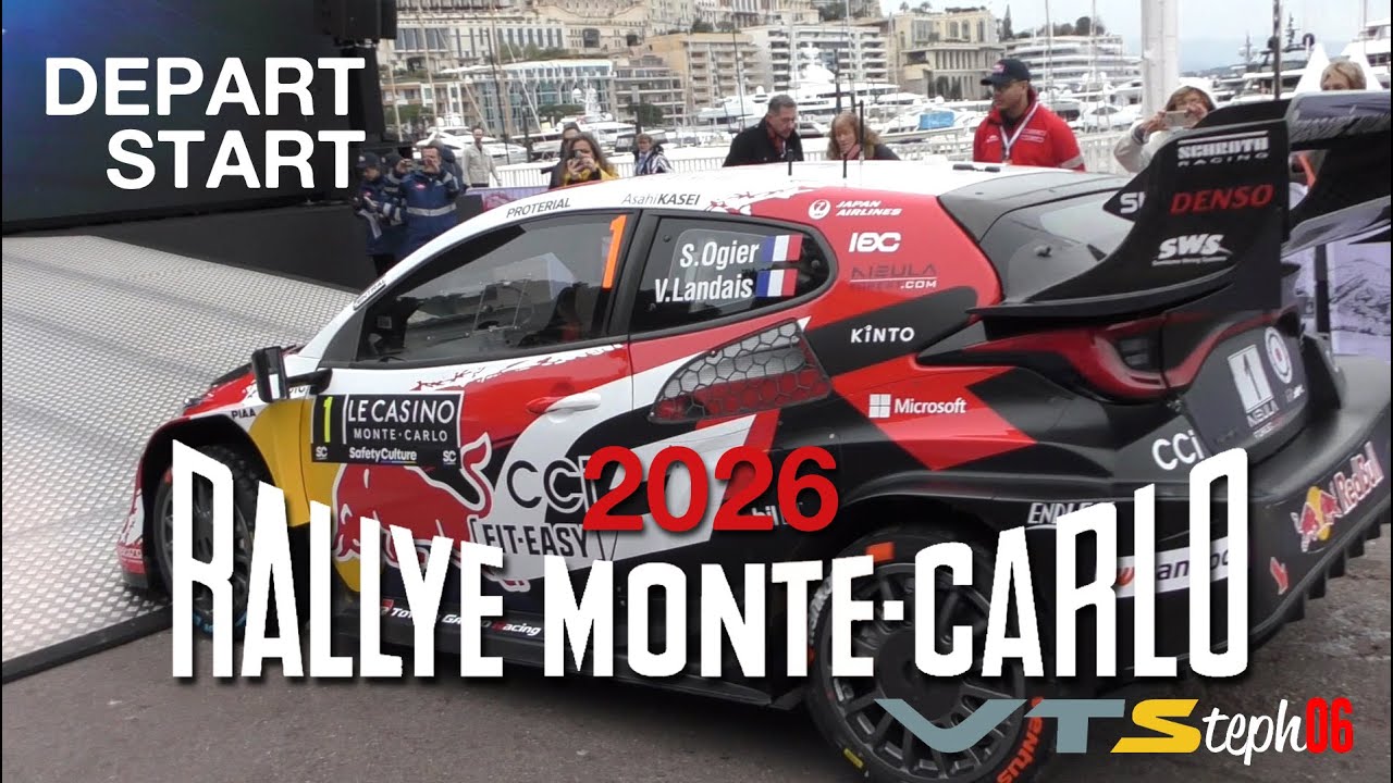 WRC Rallye Monte Carlo 2026 - Service Park and Start Monaco - VTSteph06
