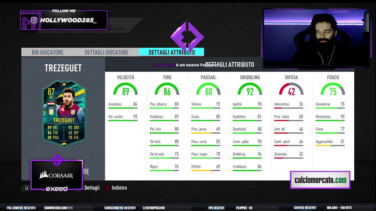 TREZEGUET 87 MOMENTS PLAYER REVIEW FIFA 20