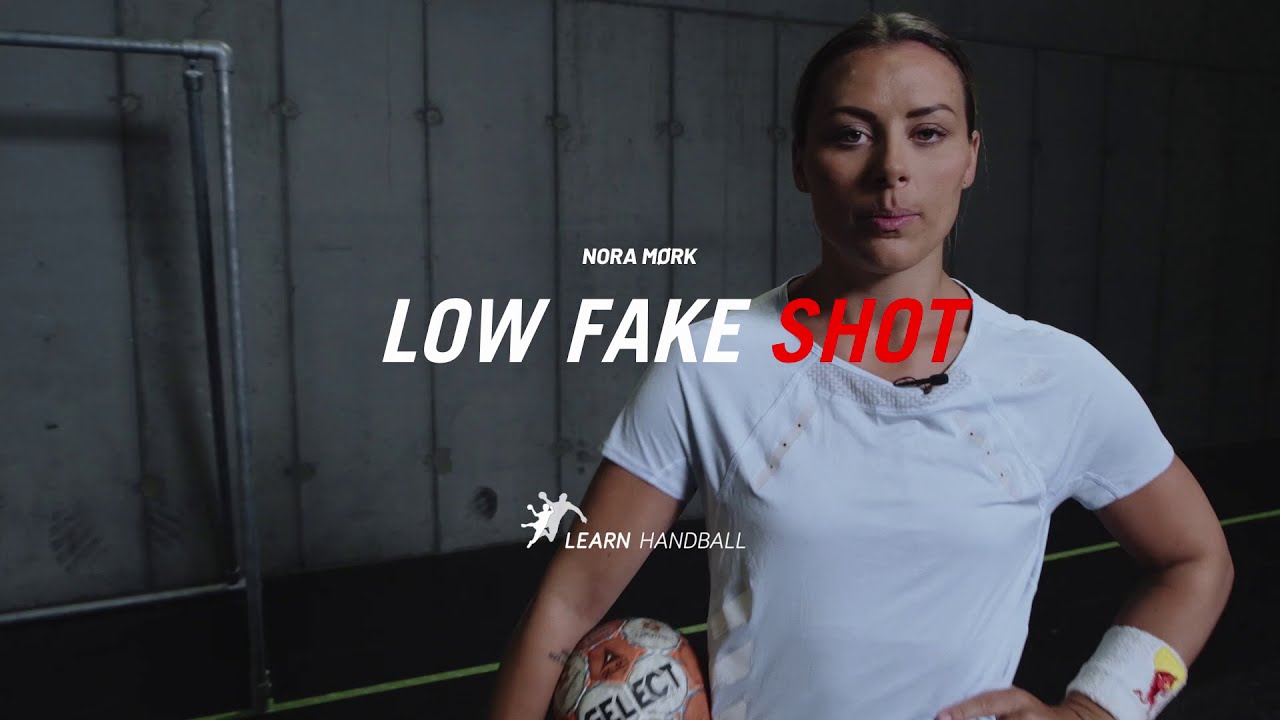 Low fake shot with Nora Mørk, handball exercise (english sub) - Believe in yourself - Learn handball