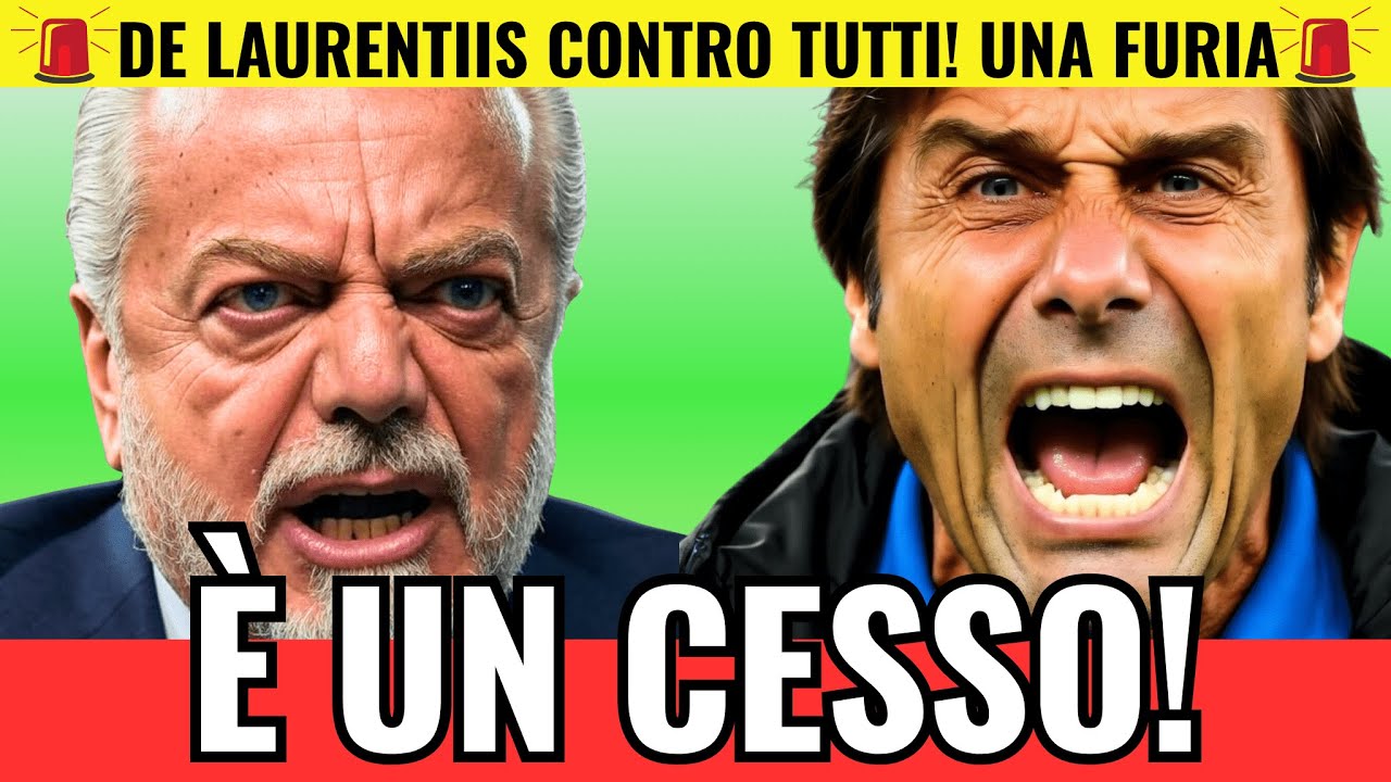 DE LAURENTIIS SENZA FRENI: "ORA VI DICO TUTTO". NAPOLI TREMA
