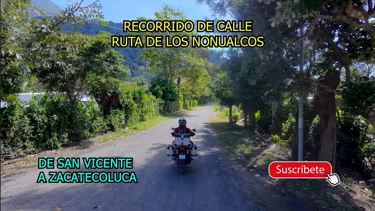 Viajando de Verapaz, San Vicente a Ruta de Los Nonualcos En Zacatecoluca. Vistas Panorámica lindas.