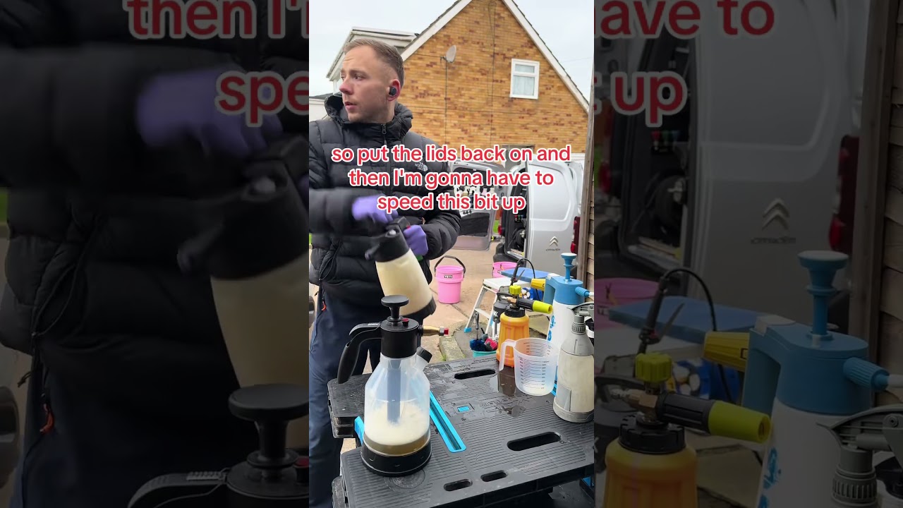IK FOAM PRO 2 vs HYDRO V2 PUMP SPRAYER TEST #test #producttesting #pumpsprayer