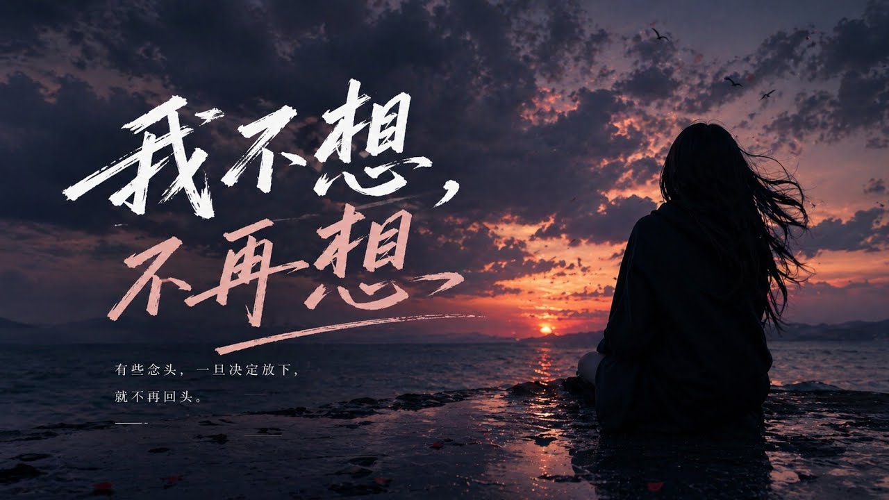 我不想,不再想---男声版,唱给每一个强忍思念的人。