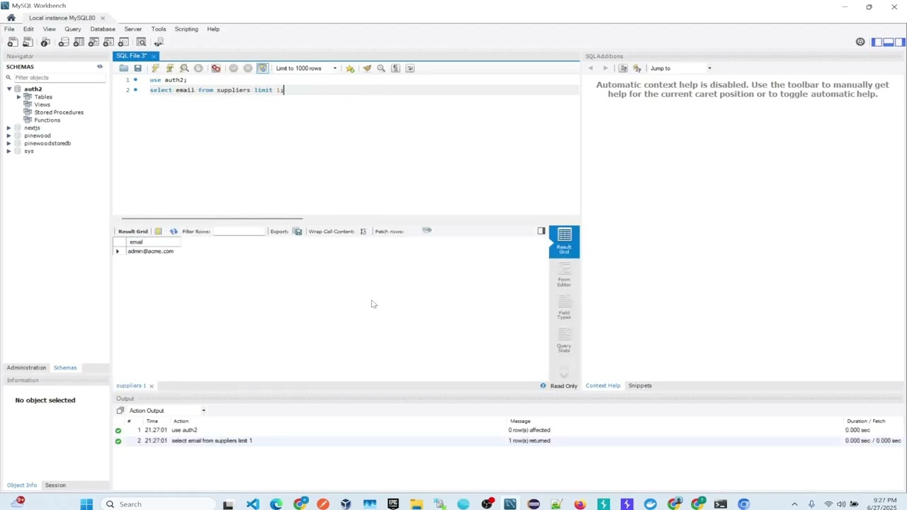 Time based SQLI on PinewoodStore App Full Demo