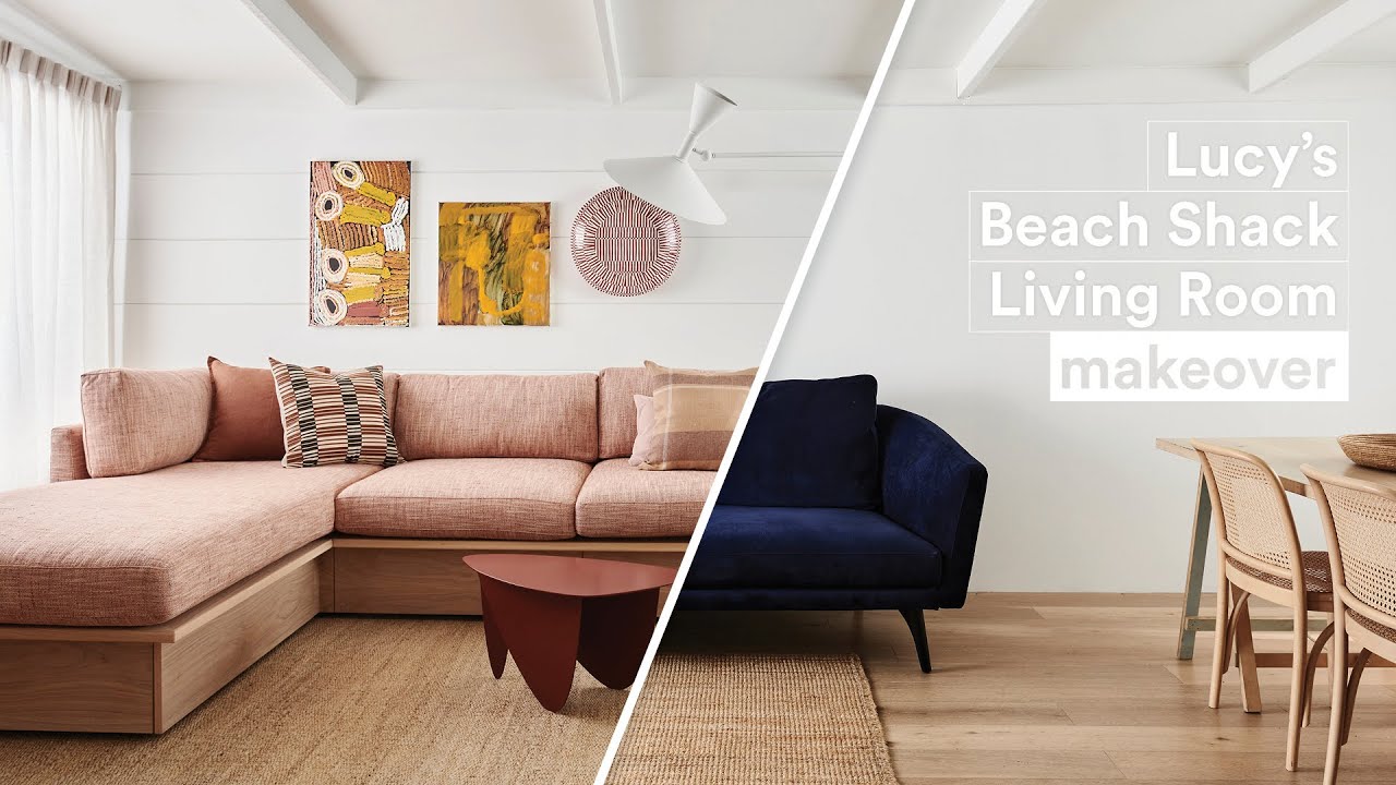 Before + After: Lucy&rsquo;s Beach Shack Living Room Transformation