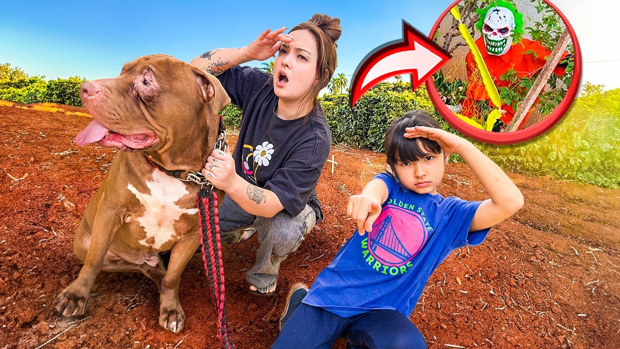 MEU CACHORRO FOI ATRAS DO PALHAÇO COVEIRO!!! 😰
