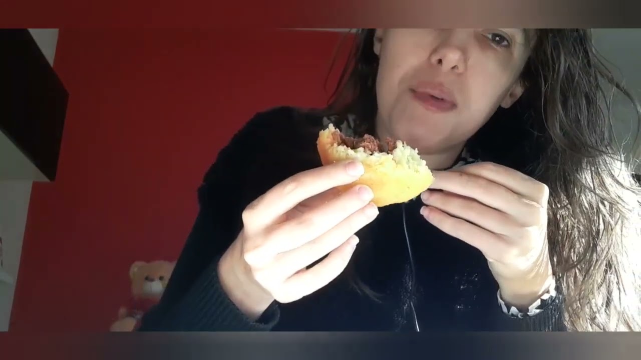 Mukbang Arancino!! ASMR ITA
