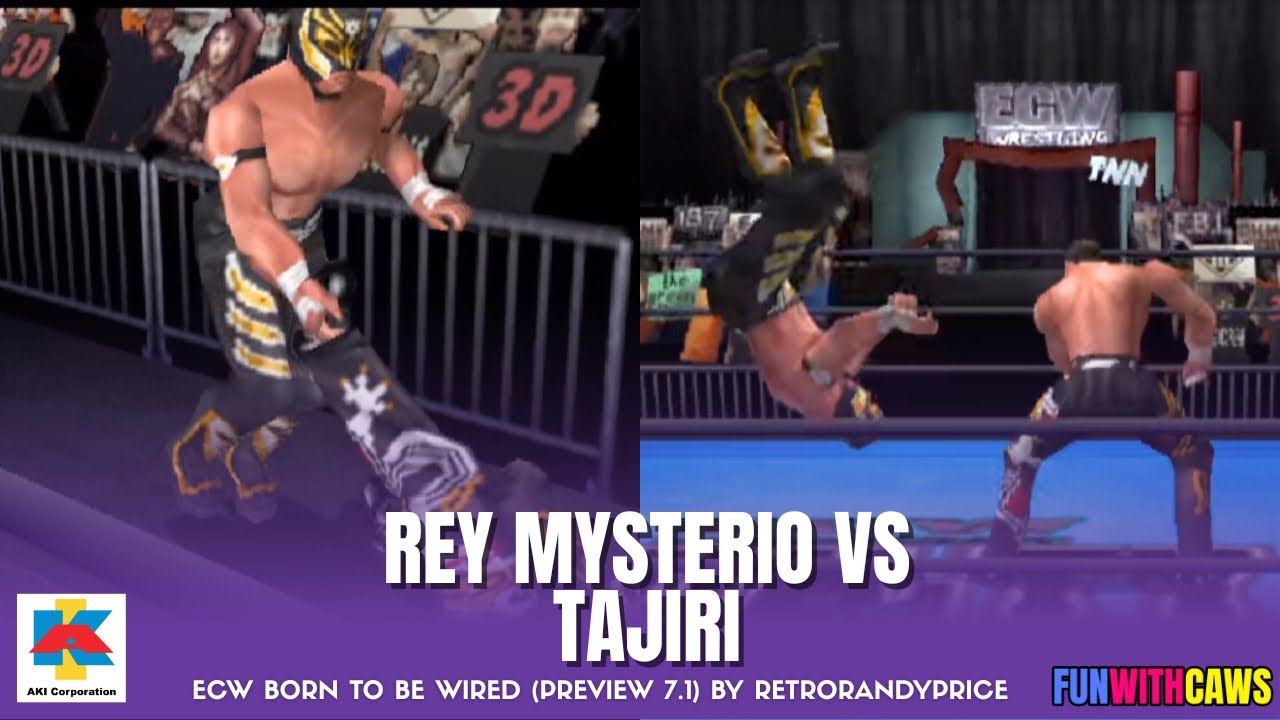 MASK vs MIST! Rey Mysterio vs Tajiri - ECW Born to be Wired (Preview 7.1)