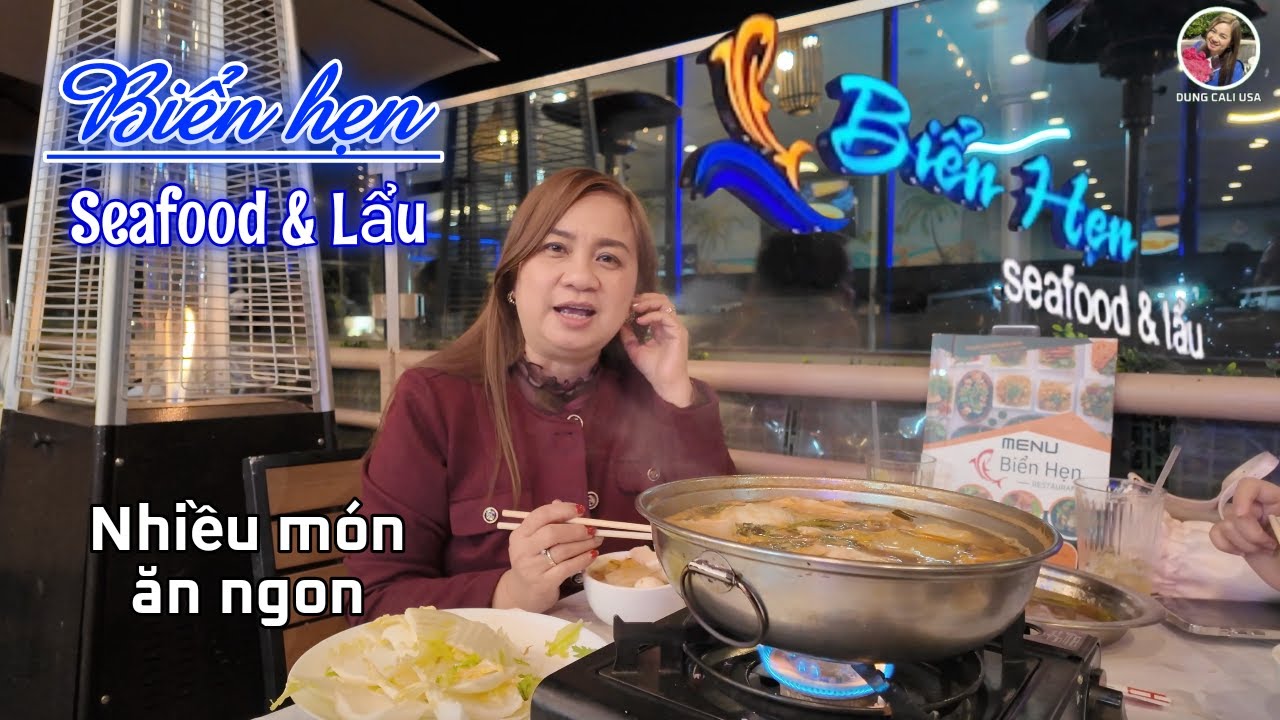BIỂN HẸN SEAFOOD & LẨU NHIỀU MÓN ĂN NGON #dungcaliusa #vietnamesefood #littlesaigon