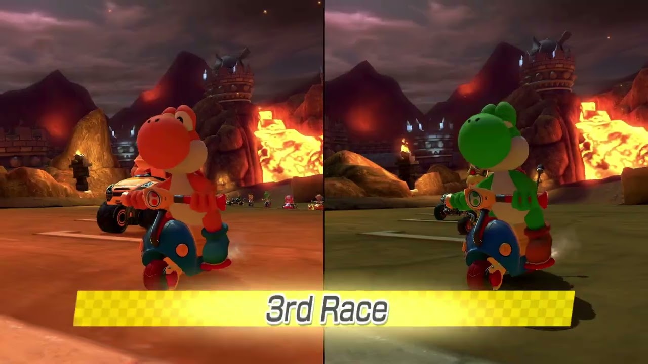Playing Mario Kart 8 Deluxe with my Brother!
