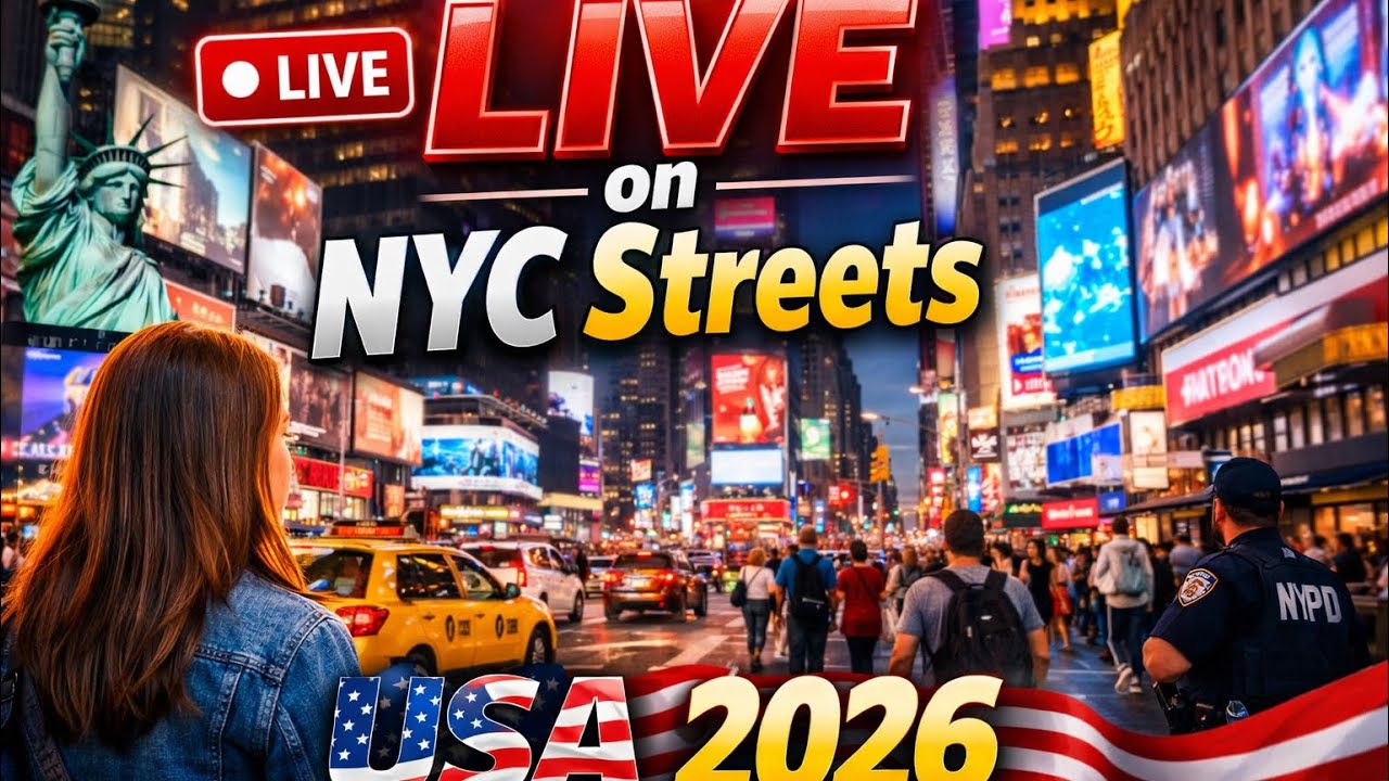 NYC Streets Never Sleep 🔴 LIVE | 2026 #usalife #nyc 