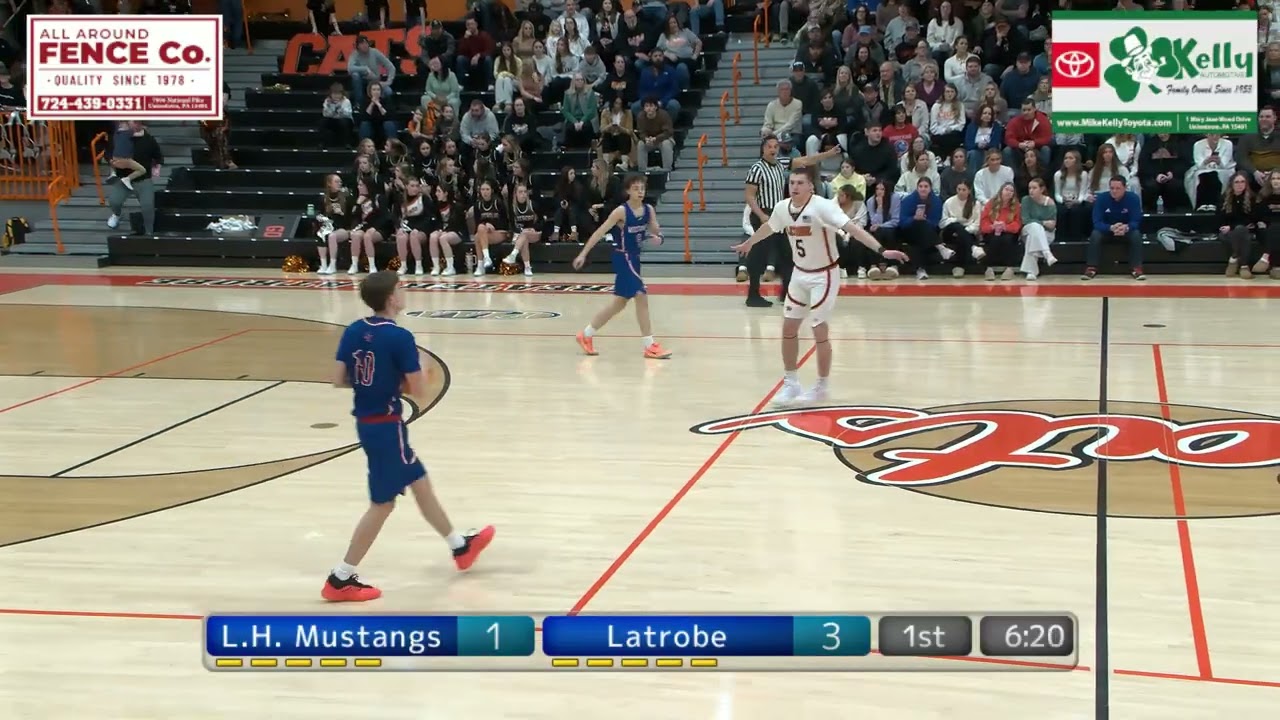 WPIAL Boys High School Basketball Laurel Highlands at Greater Latrobe 1/23/26