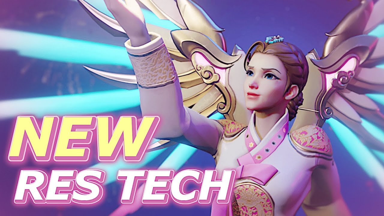 The NEW Mercy Res Tech! (Overwatch)