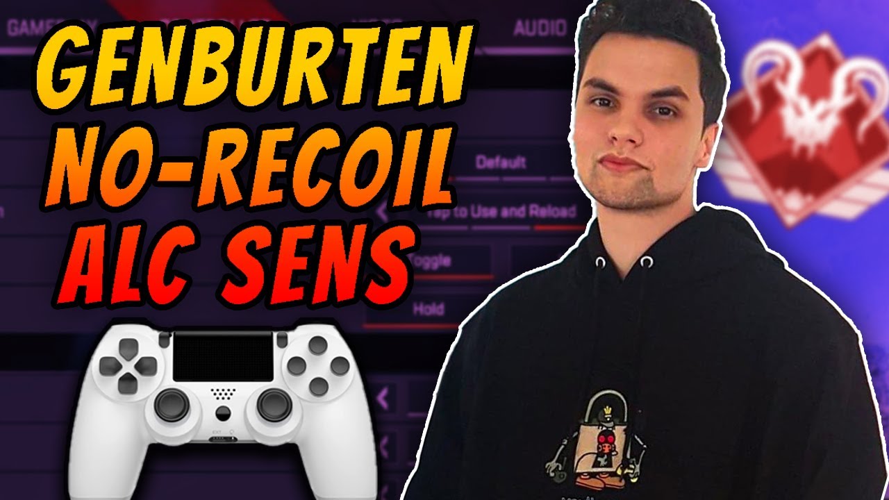 BEST A.L.C. SETTINGS FOR NO-RECOIL & AIM ASSIST ! GENBURTEN CONTROLLER SETTINGS (APEX LEGENDS)