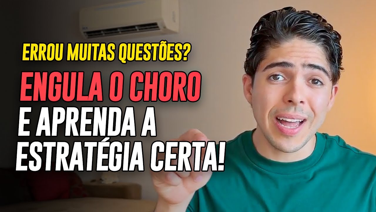 ERROU UMA QUESTÃO? O que NINGUÉM TE CONTOU sobre isso!