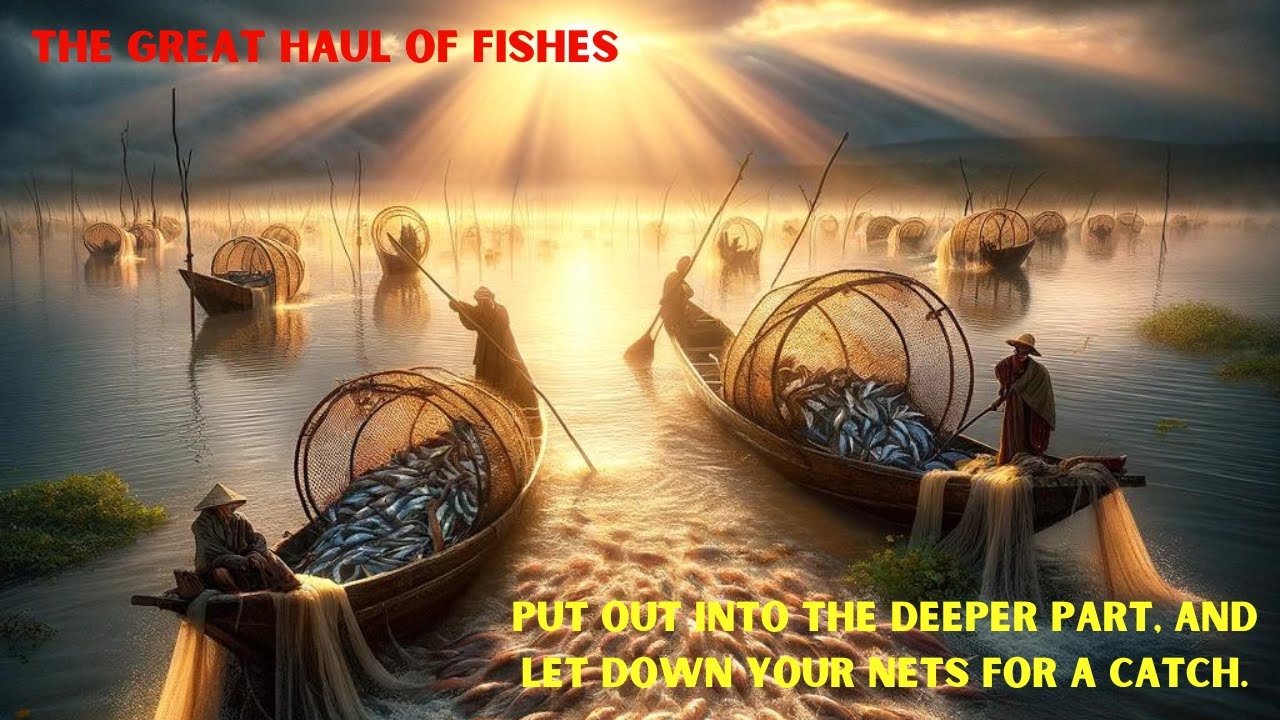 The Great Haul of Fishes A Dramatic; Put Out Into The Deeper Part, Let Down Your Nets For A Catch.