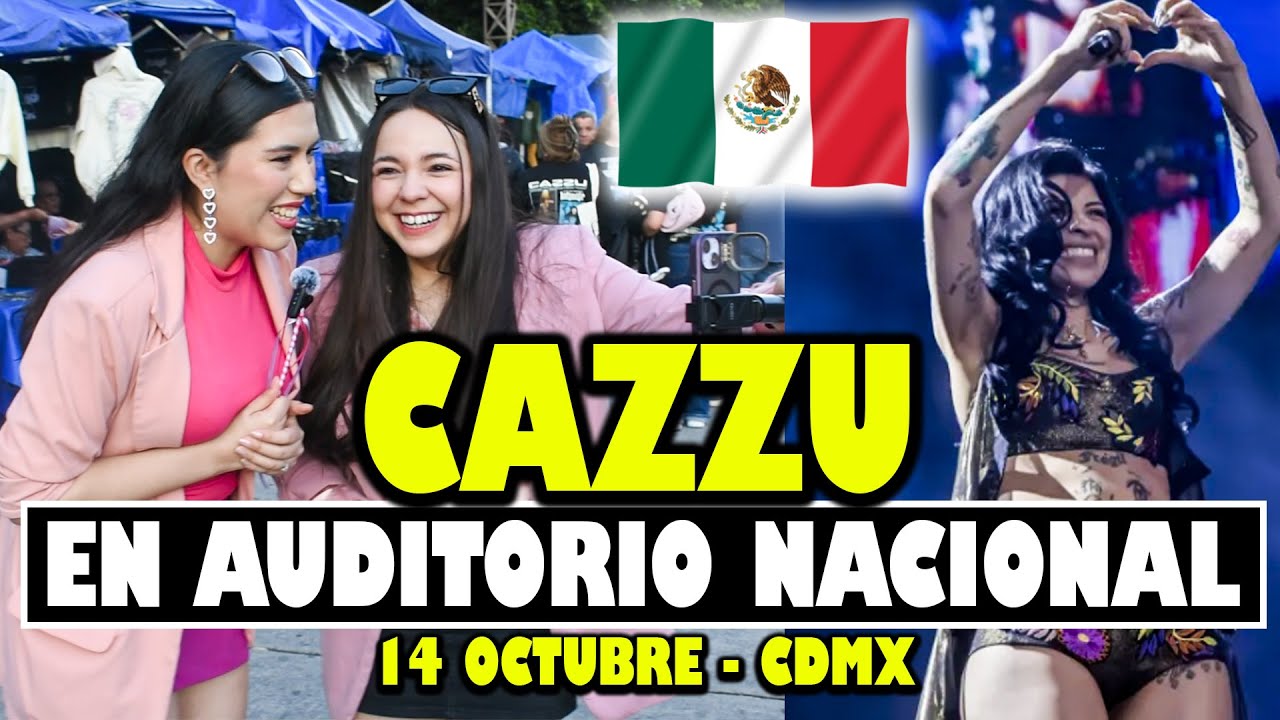 CAZZU EN MÉXICO CONCIERTO - 14 OCTUBRE ¡ASÍ SE VIVIÓ LATINAJE EN VIVO! - Por Miss Ovarios Reportaje