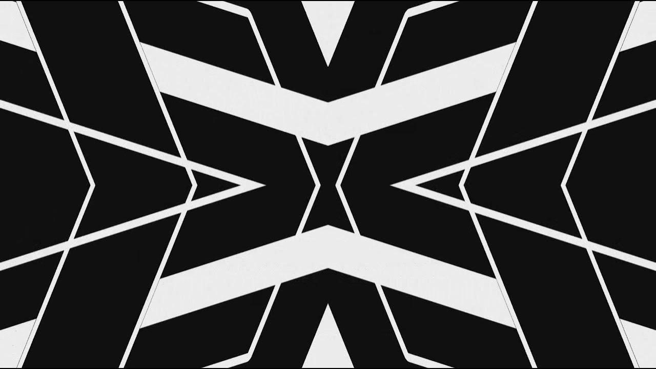 Strobe Led Wall DJ background 2 / psychedelic black & white VJ loops / Non copyrights/ royalty free