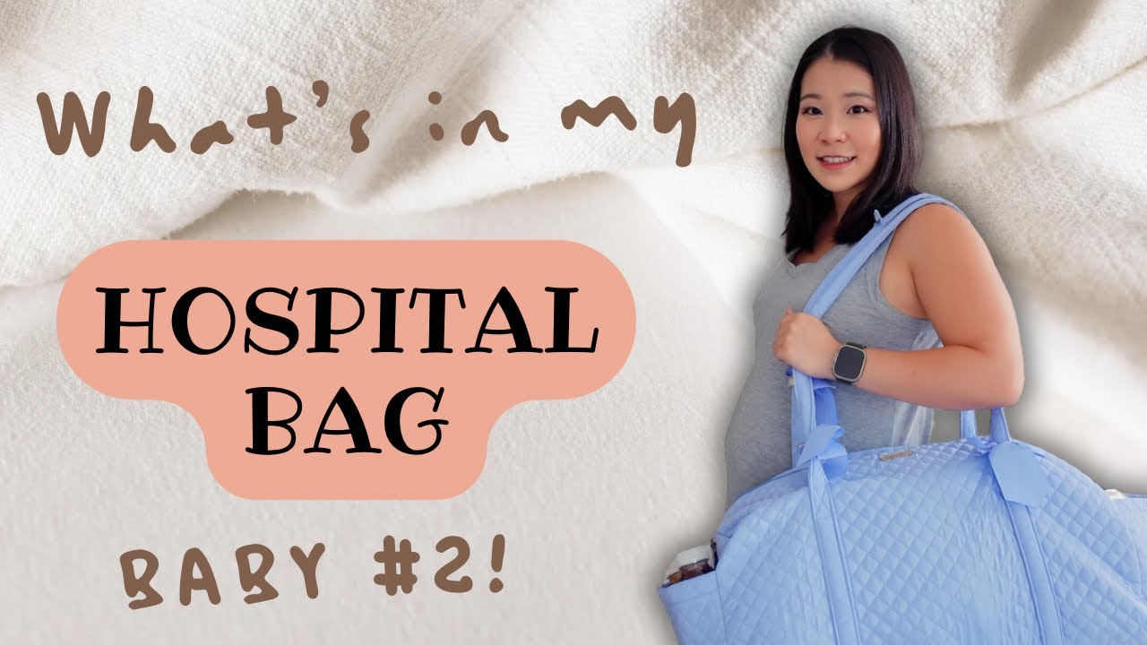 What's in my hospital bag for 2nd baby? Minimalist Labor & Delivery & Postpartum Essentials!