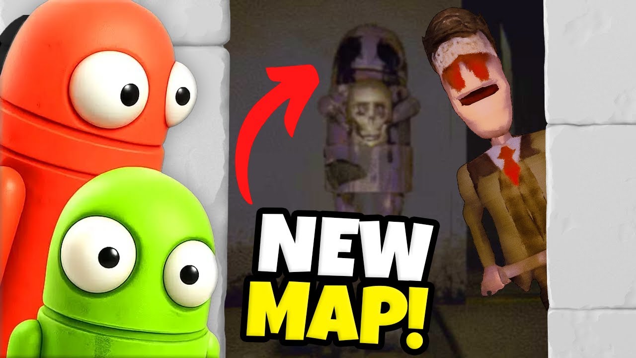 We Found MONSTERS at the NEW Scary Museum Map in R.E.P.O!