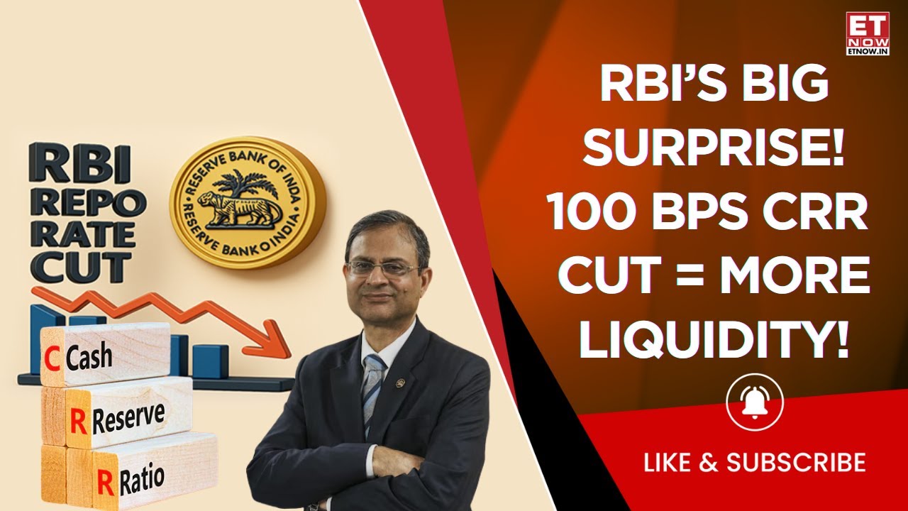 RBI&rsquo;s 100 Bps CRR Cut Shocks Market! Big Liquidity Boost, What It Means For You? | Business News