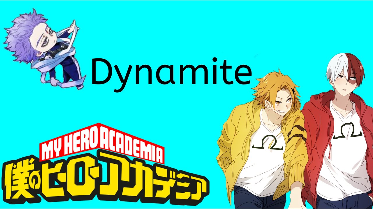 Bnha / Mha boys singing (Dynamite) 💖🧨