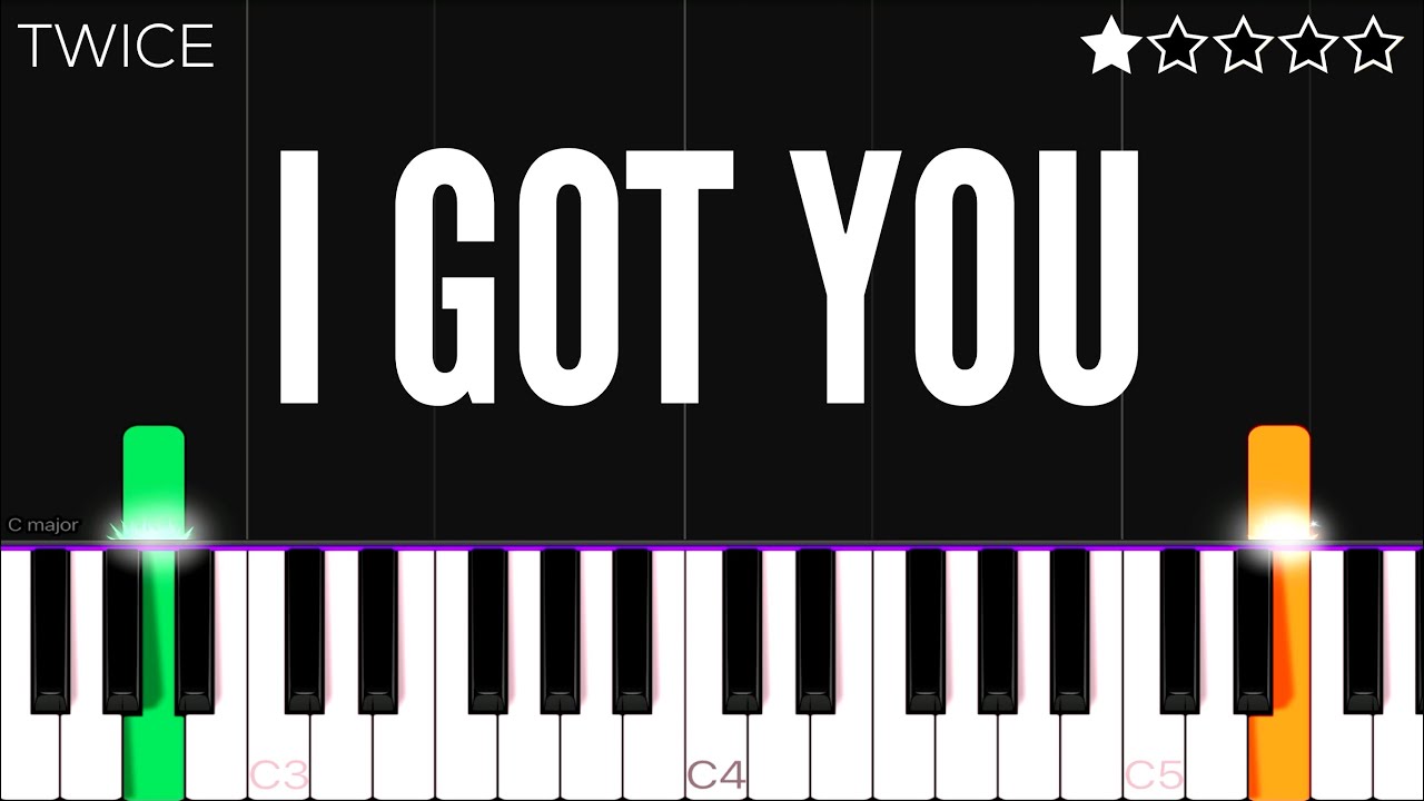 TWICE - I GOT YOU | EASY Piano Tutorial