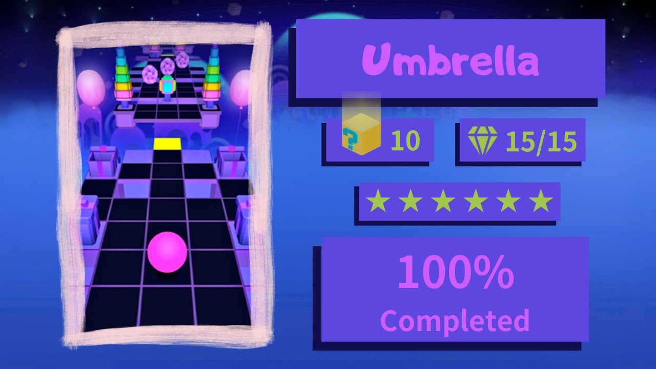 [Top 3 Longest Fanmade Level] Rolling Distance - Umbrella | ⭐⭐⭐⭐⭐⭐