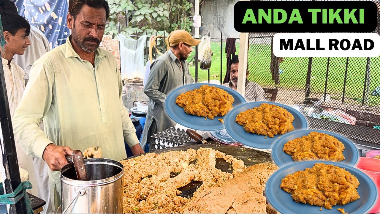 Mall Road Anda Tikki Special | Best Anda Tikki in Lahore | Famous Anda Tikki In Lahore #streetfood