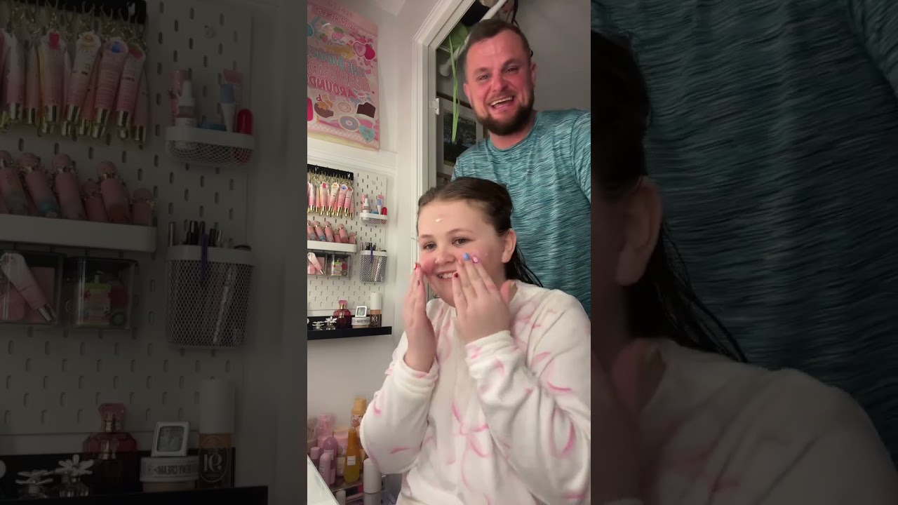 Night time routine ! Daddy & Carly