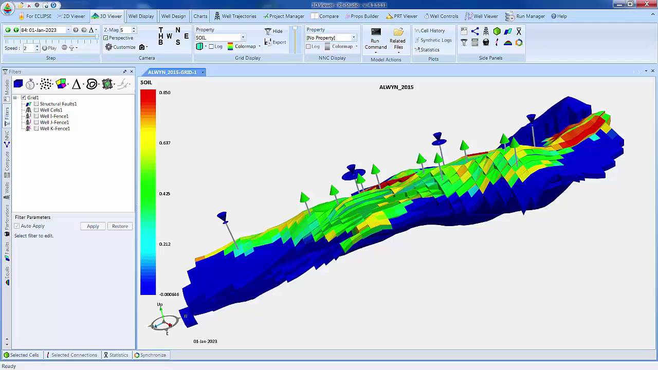 RE-Studio - The Pre & Post Processor for Reservoir Simulation