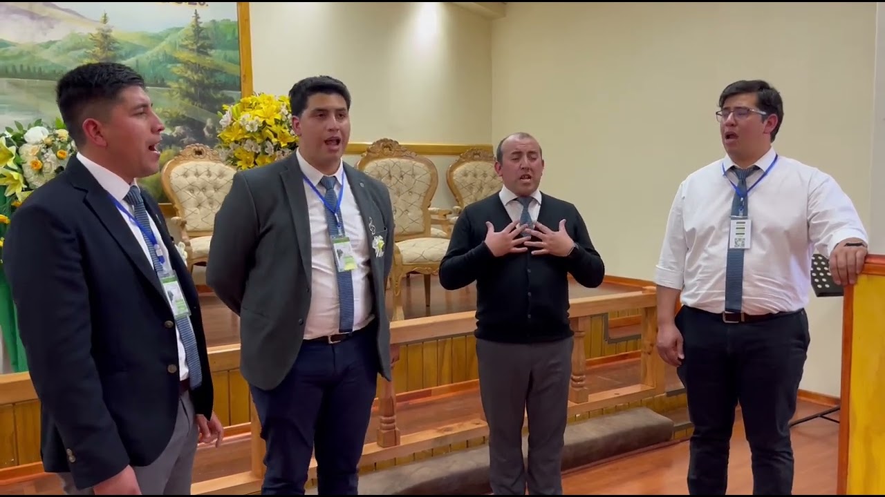 Cuarteto Iglesia Evangélica Pentecostal Los Lagos, de visita en Chol Chol