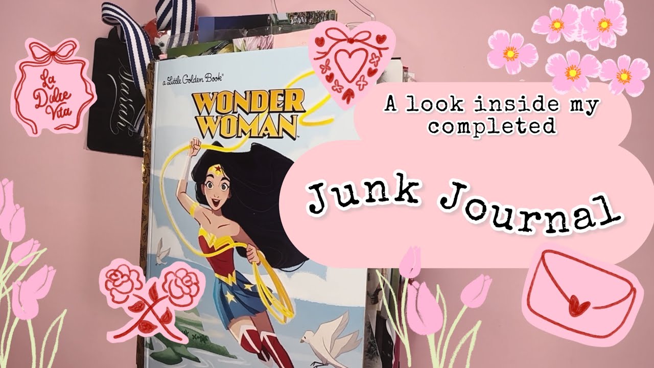 🌸 Completed junk journal flip through ~ ideas for your junk journal 💖