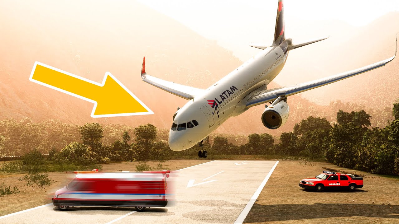 Pousar Aqui é Coisa de Maluco - Aeroporto Muito Perigoso | Microsoft Flight Simulator 2024