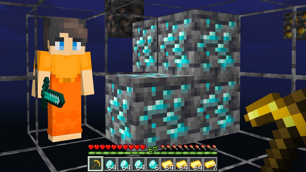 Использую XRAY, чтобы найти СЕКРЕТЫ моего друга в Minecraft!