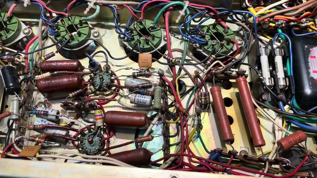 Rare Pioneer SA-810 tube amp repair