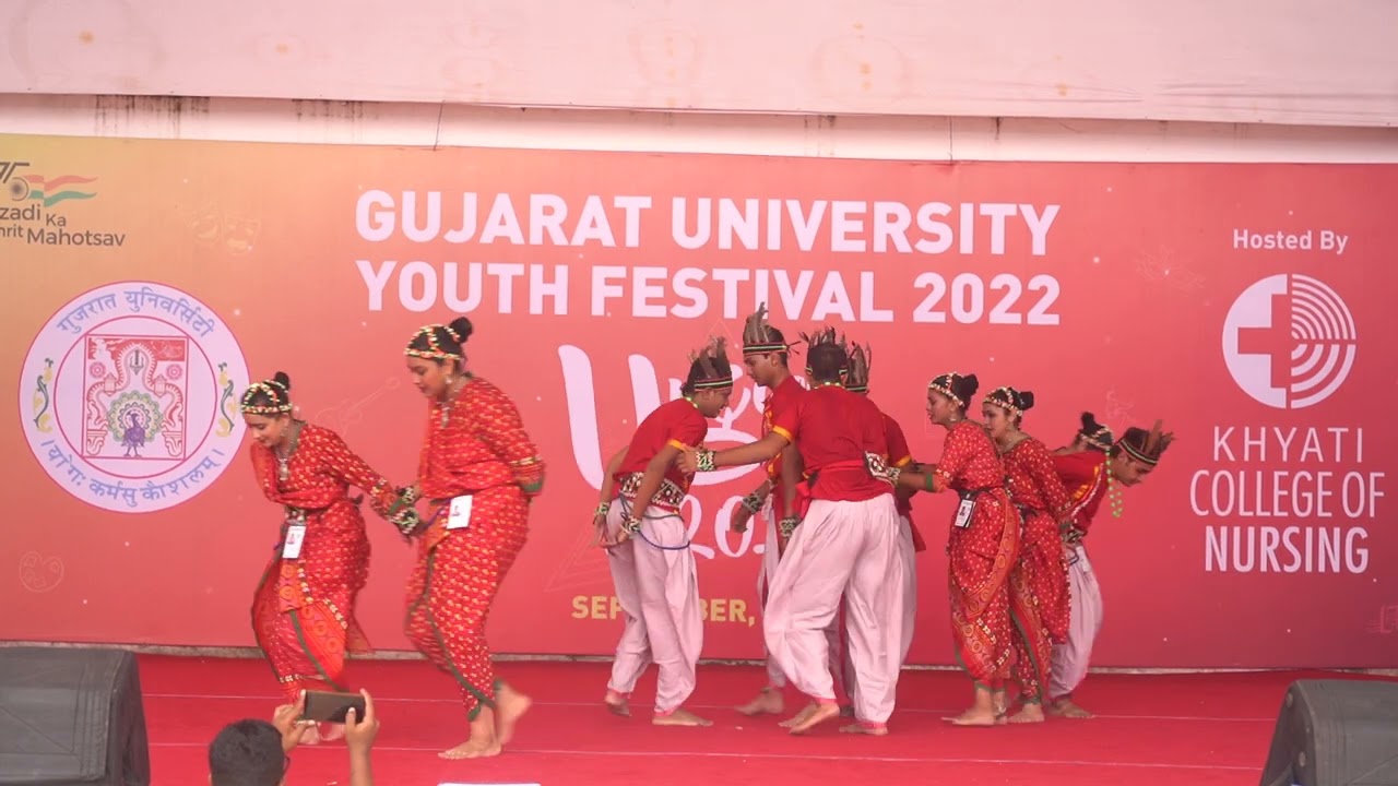 Folk - Tribal Dance Performance 05 | Gujarat University Youth Festival YUGAM-22 | Khyati Foundation