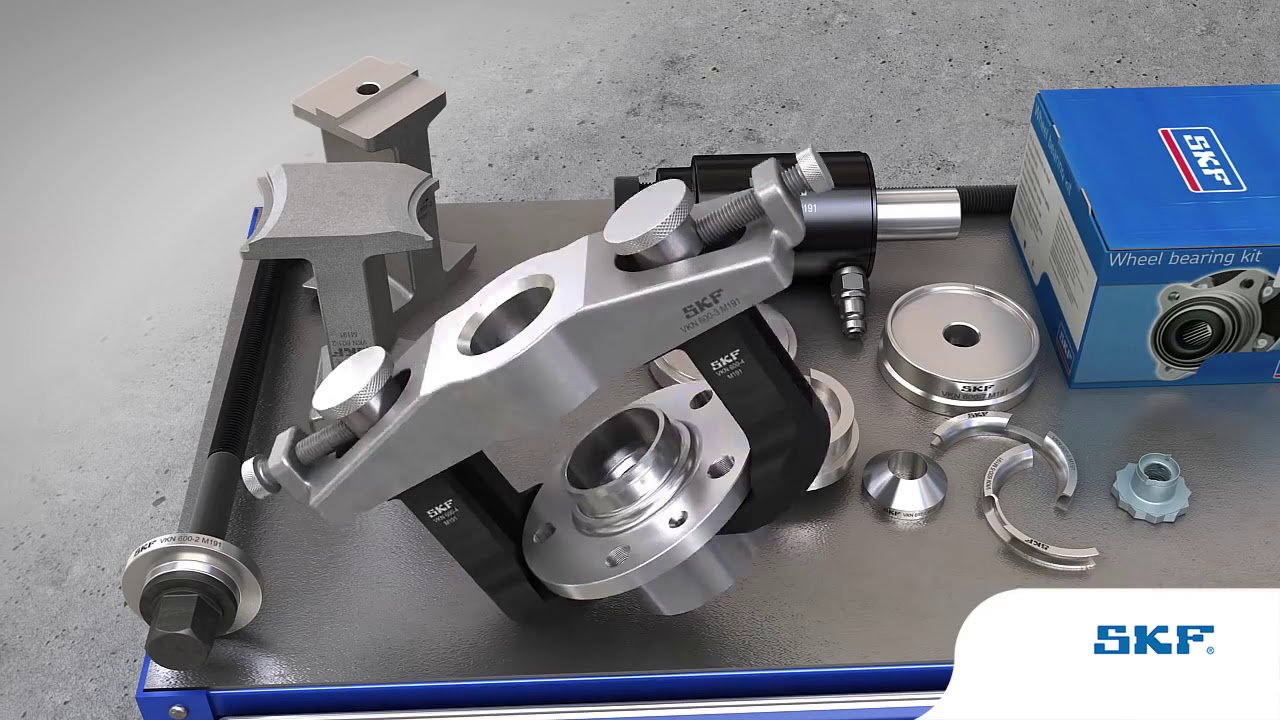 Лагер главина за кола и смяна с инструменти на SKF