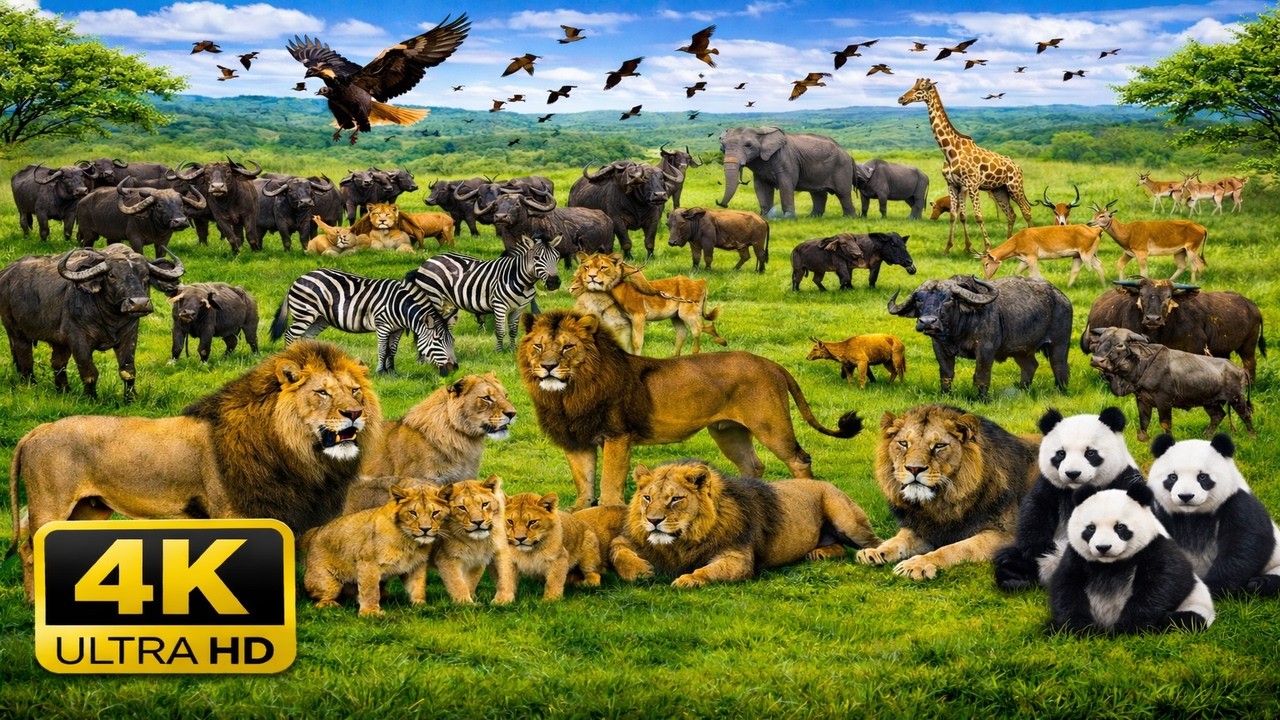 4K African Wildlife Spectacular Moments – Nature’s Most Amazing Encounters!