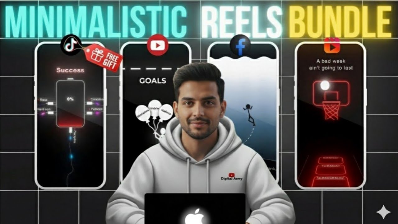 1500+ Motion Graphics Reels Bundel For Free⚡Mega Pack #reelsbundle🤩