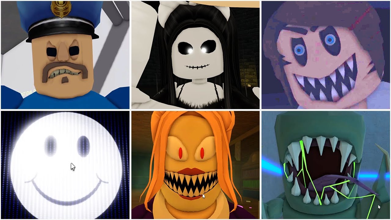 Barry's Prison Run! & Escape Crazy's Tower! & Zombie Hospital & Mr. Ghost & Miss Marie & Alien Base