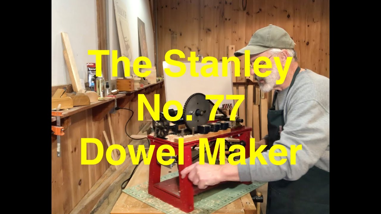 Единственный в своем роде — моторизованный — токарный станок Stanley № 77 для обработки дюбелей и...