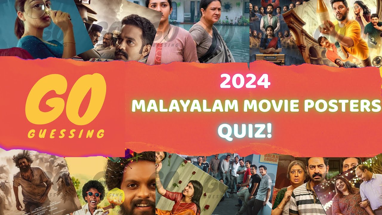 Guess the 2024 Malayalam Movie from Just the Poster! | GoGuessing | Quiz