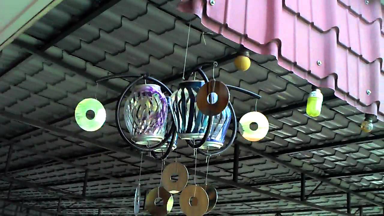 recycled soda can wind spinner