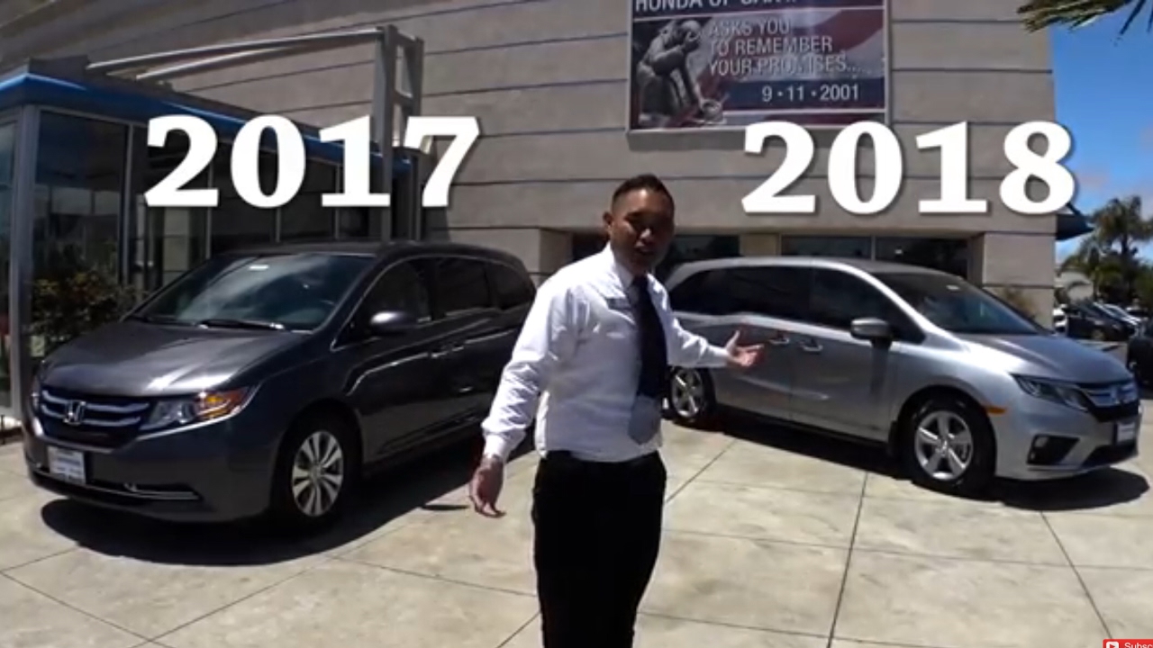 🚐 Сравнение Honda Odyssey 2017 и 2018 годов🚘🚐👪👫