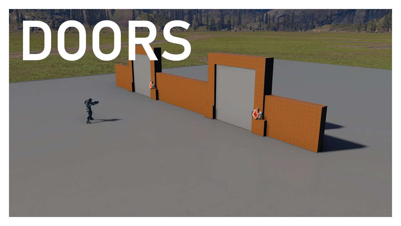 Toggleable/Lockable Door Halo Infinite Forge