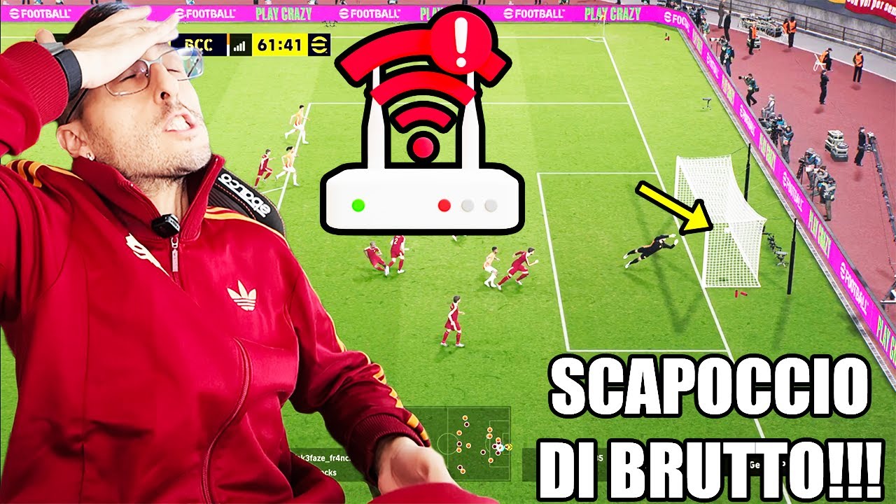 🤬🎮 SCAPOCCIO DI BRUTTO CONTRO IL LAG INFAMEEE‼️ EFOOTBALL 2026