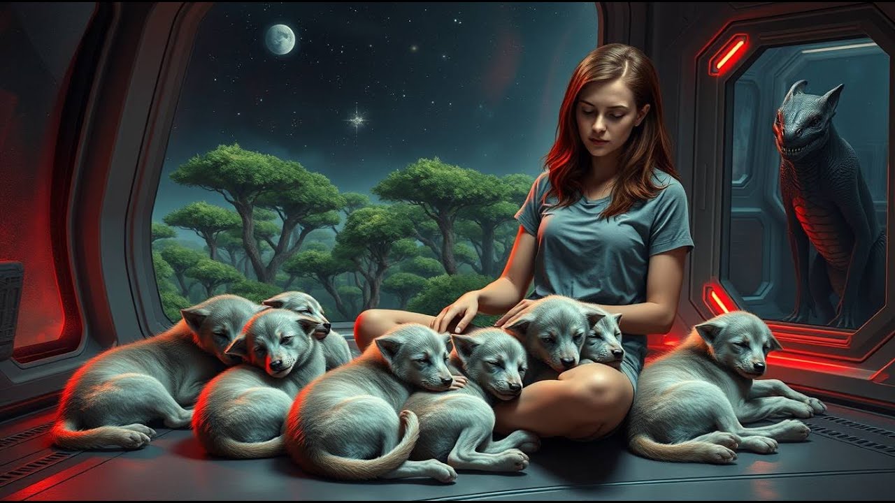 The Cubs Howled Outside the Dorms — The Human Said, “Sleep,” and They Curled Up | A Short Sci-fi